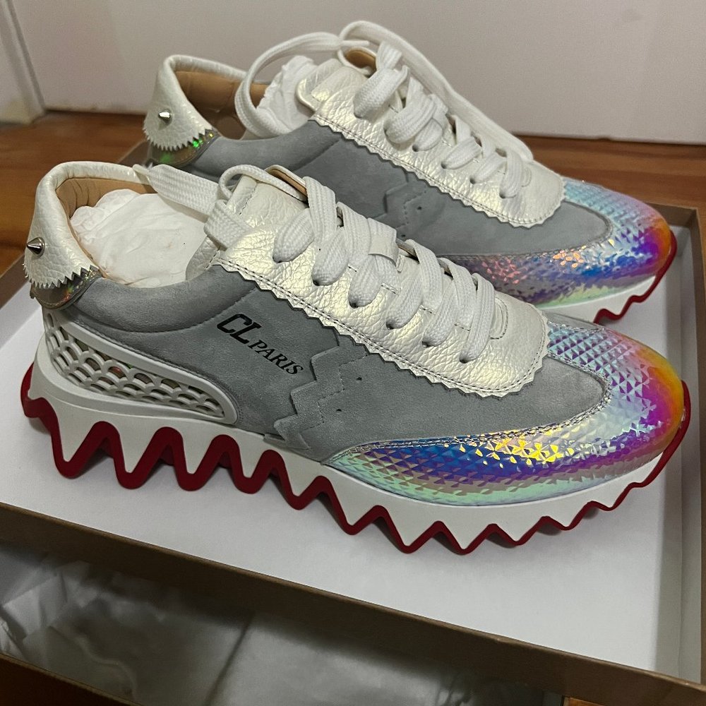 NIB Christian Louboutin Loubishark Donna Multi Sneakers